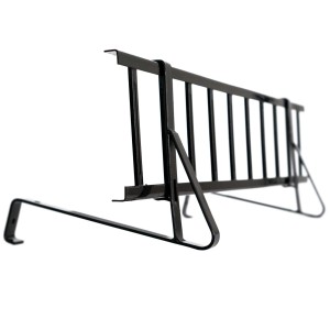 Daprona Schneefanggitter Set, 120cm, Stahl, Schwarz, für sicheren Schneeschutz am Dach.