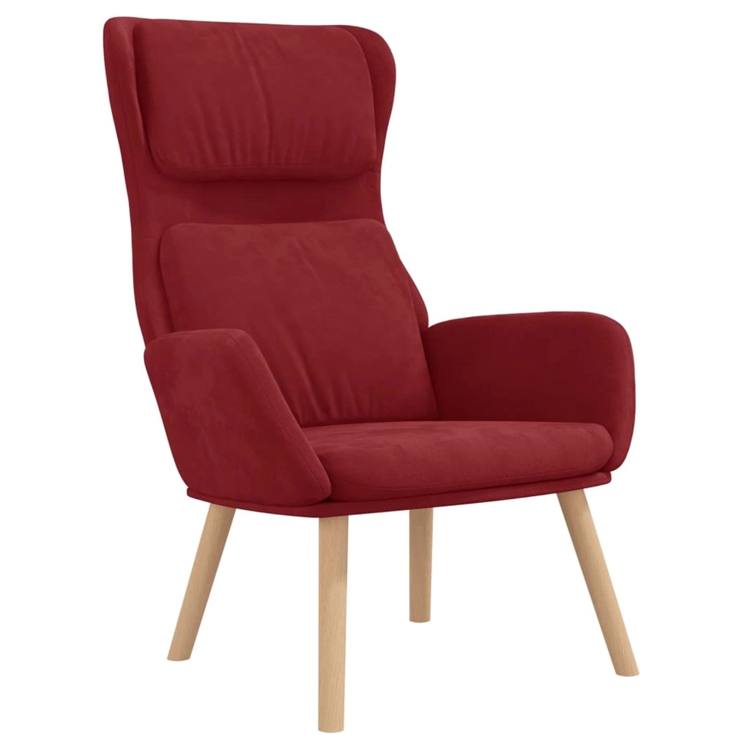 vidaXL Relaxsessel Weinrot Samt 341356 günstig online kaufen