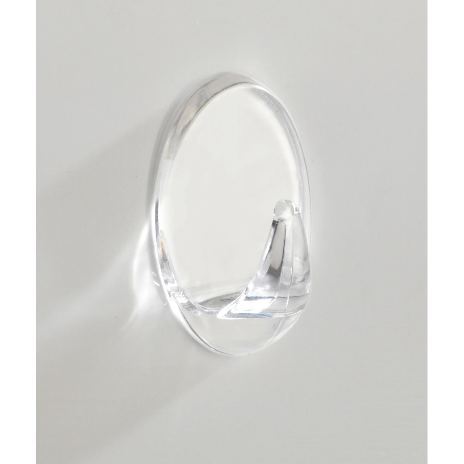 Transparenter Wenko Liliputhaken, selbstklebend, für Bad & Küche.