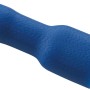 Blaue, vollisolierte Flachsteckhülse für Kabel 1,5-2,5 mm² im Bereich Autoelektrik.