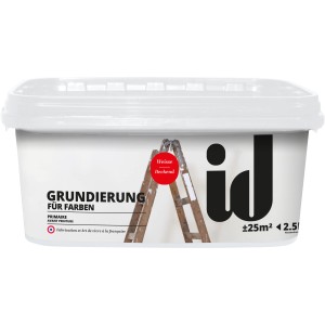 Eimer id Grundierung für Farben, weiße Haftgrundierung für Innen & Außen.
