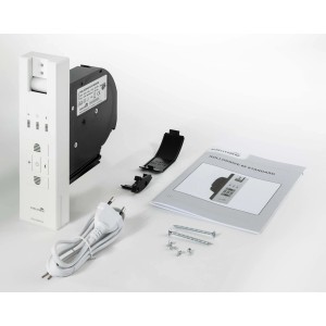 Schellenberg RolloDrive 65 Standard Rollladenantrieb mit Zubehör und Anleitung.