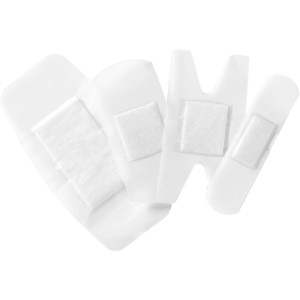 Transparentes Aqua-Pflasterset mit 20 Stück für die Versorgung von Wunden und Schnitten.