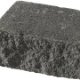 Mauerstein Vigneto Anthrazit, 24x18x12 cm, für Garten- und Landschaftsbau.