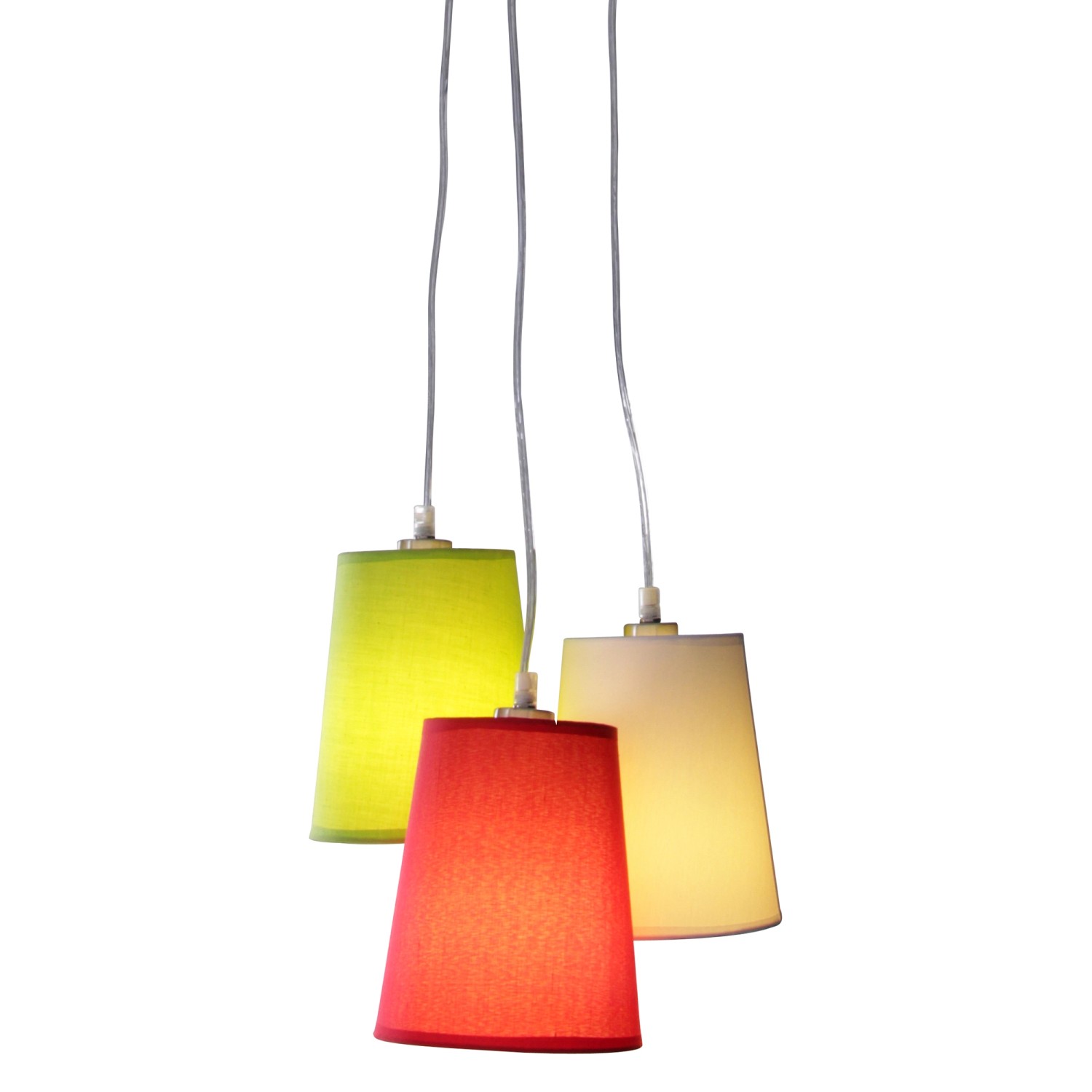 Näve Pendelleuchte Saggy Bunt Ø 160 cm x 15 cm 3er-Set günstig online kaufen