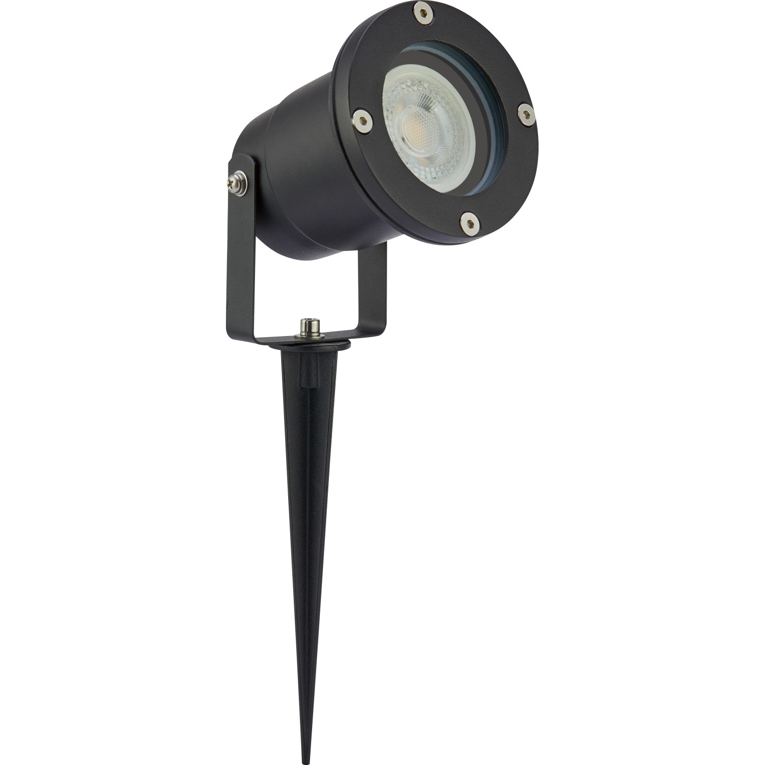 LED-Strahler 5 W 2700K IP44 Schwarz inkl. GU10 günstig online kaufen