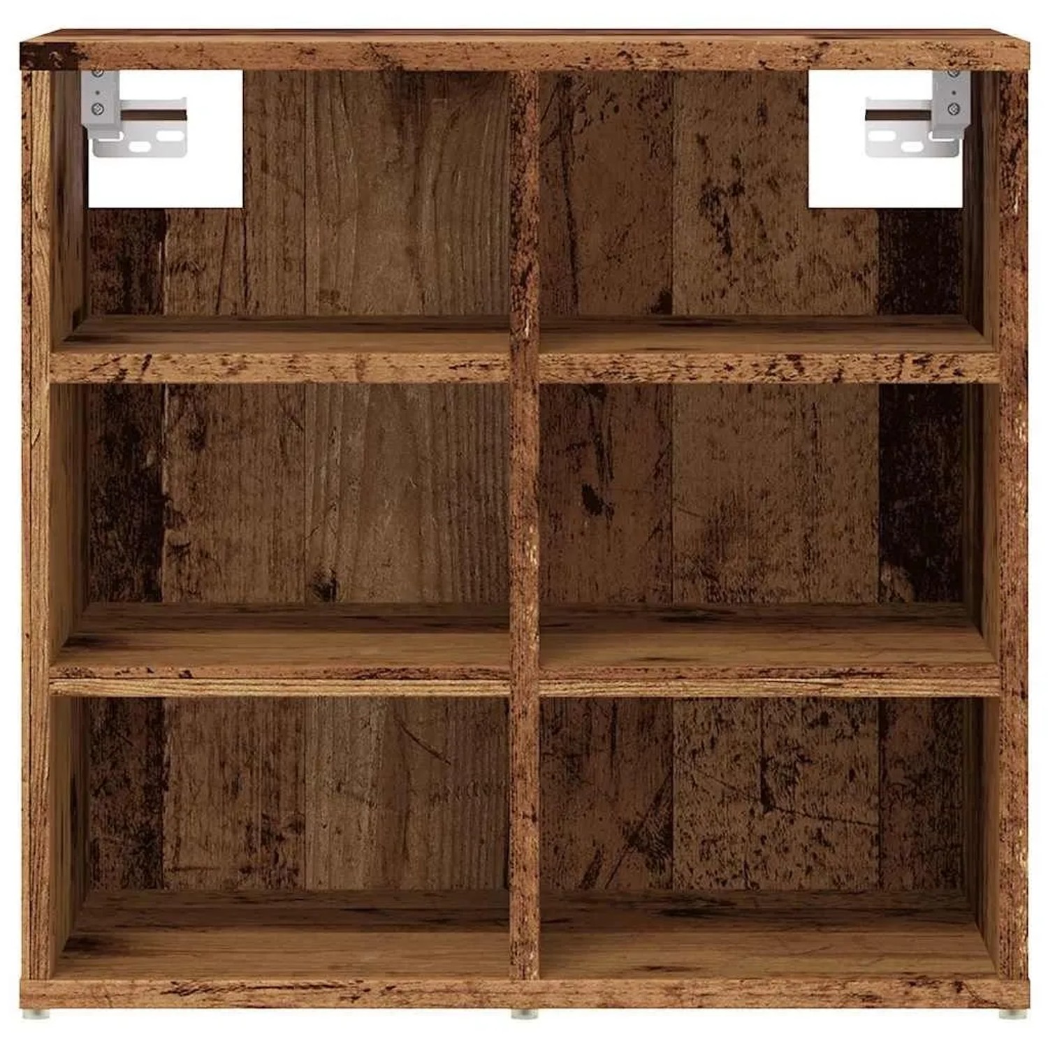 vidaXL Schuhschrank in Altholz-Optik, Wohnzimmerschrank mit 6 Fächern, 52x30x50 cm.