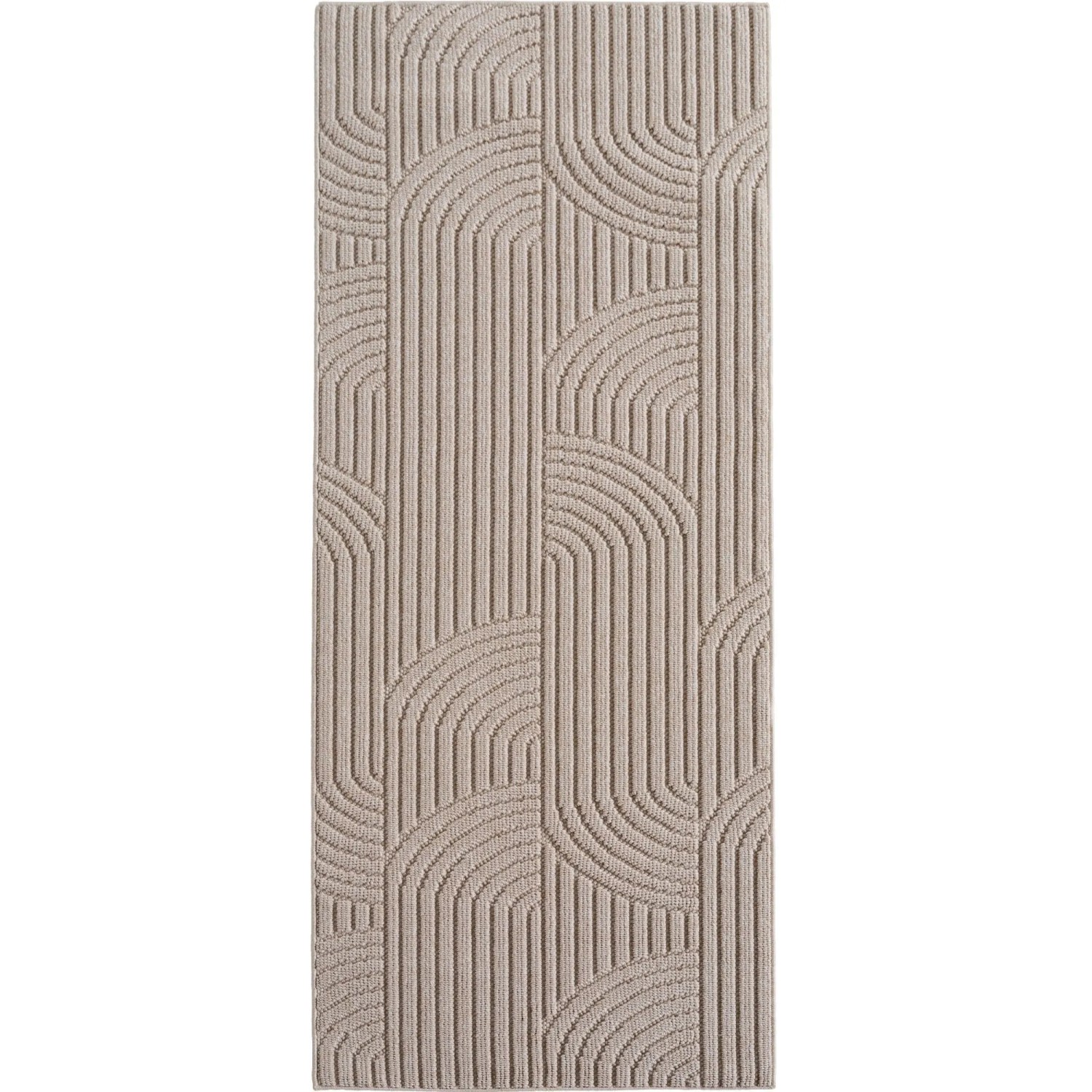 Ayyildiz Flachgewebeteppich Helix 2201 Beige 80 cm x 250 cm