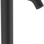 Ideal Standard Ceraline Waschtischarmatur mit hohem Sockel, Schwarz.