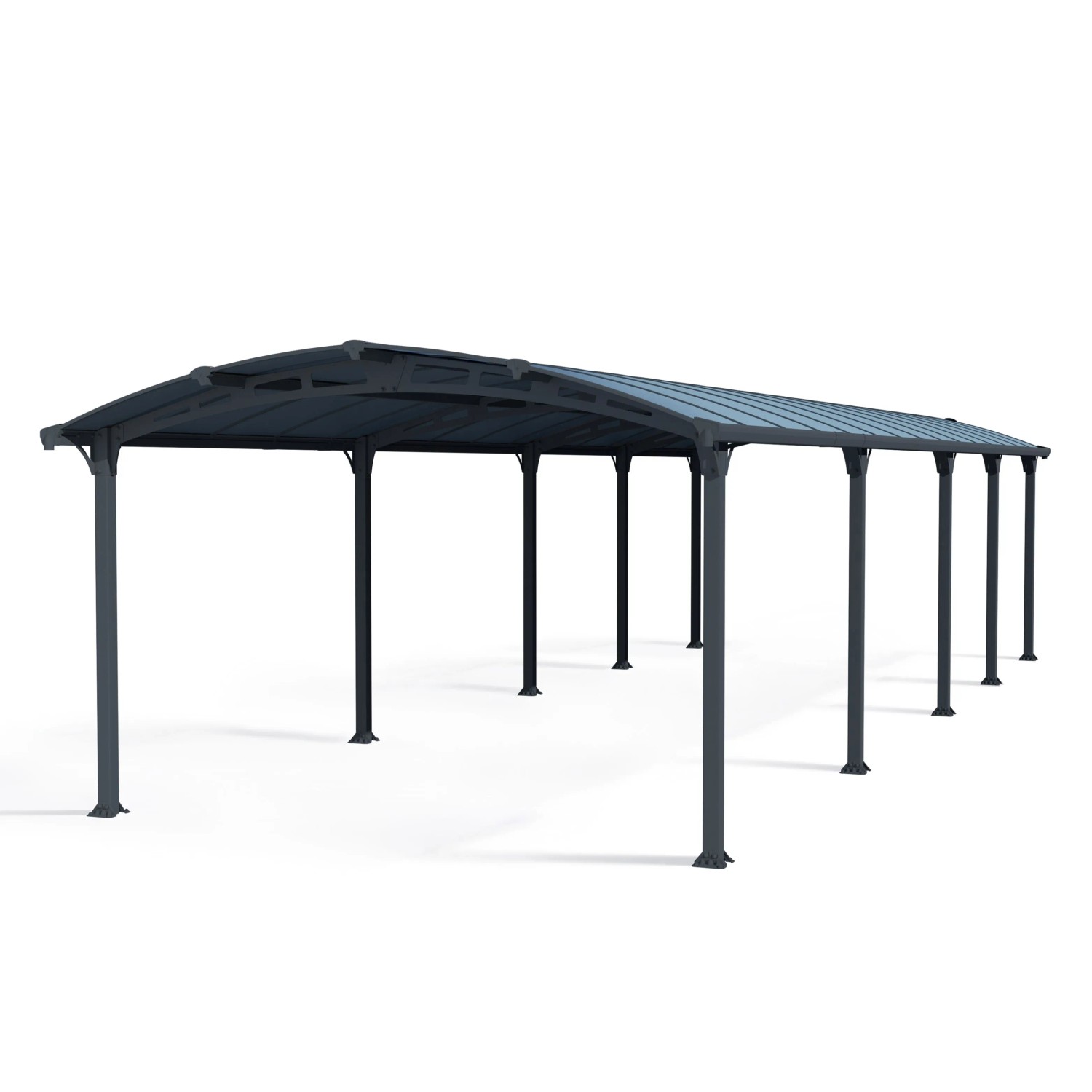 Canopia Carport Arcadia 10600 Anthrazit 360 cm x 1100 cm günstig online kaufen