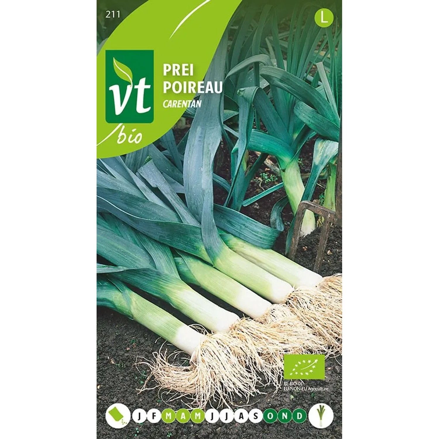 Lauch 'Carentan' Bio Samen Ca. 3 g Reich an Vitamin K