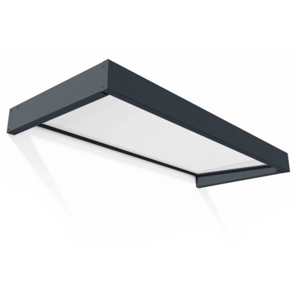 Canopia Vordach Sophia 17 cm x 215 cm x 95 cm Anthrazit