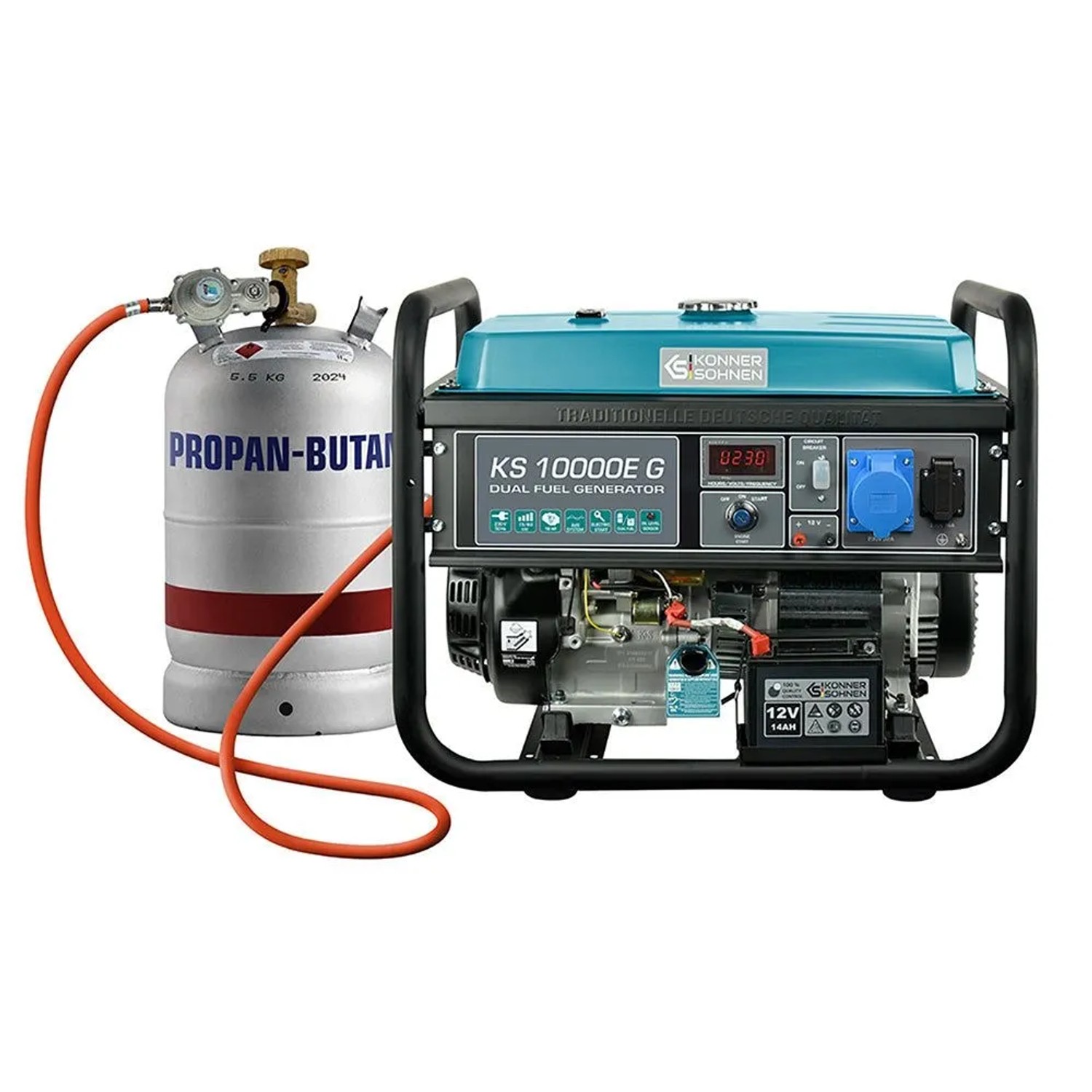 Könner & Söhnen LPG/Benzin-Generator KS 10000E G