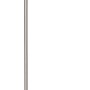 Moderne LED-Stehlampe Philo in Eisen und Weiß für gemütliche Innenraumbeleuchtung.