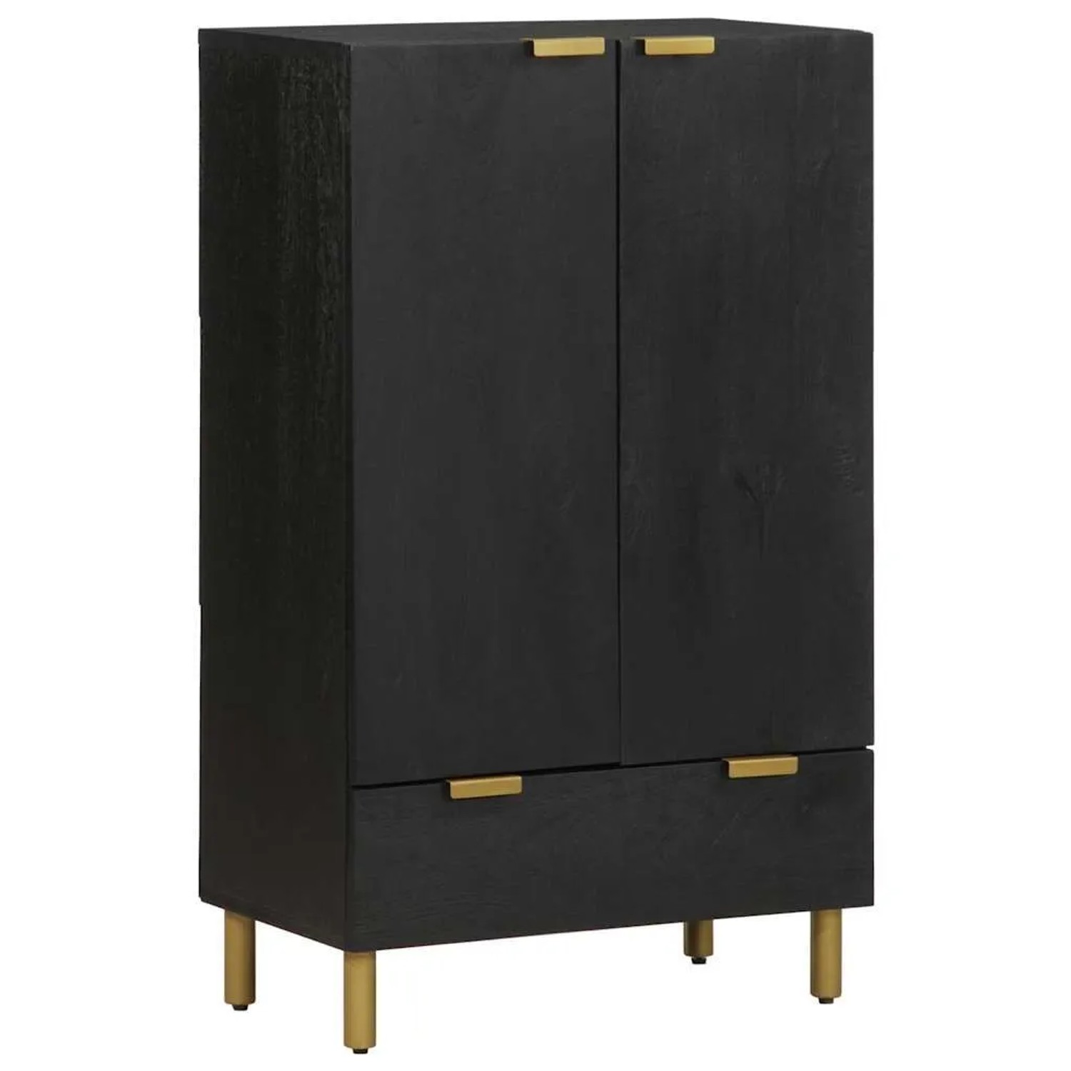 vidaXL Highboard Schwarz 60x33x100 cm Holzwerkstoff 4017678