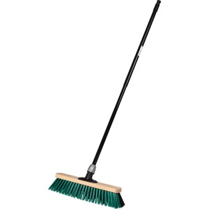 Garten- und Straßenbesen Elaston 40 cm mit Teleskopstiel für die Reinigung im Außenbereich.