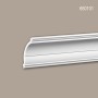 Weiße PROFHOME Eckleiste (28m Set) für Paneele, Neo-Klassizismus Design.