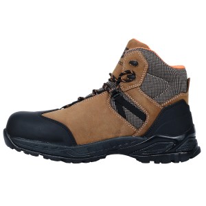 New Balance Sicherheitsstiefel Allsite S3, braun-schwarz, Gr. 49. Arbeitsschuh mit Zehenkappe und Fersenstütze.