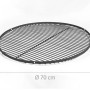 Schwarzer CookKing Grillrost aus Stahl, Ø 70 cm, Zubehör für Schwenkgrill.