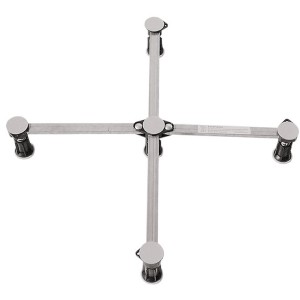 Sanitop-Wingenroth Fuß für flache Duschwanne, höhenverstellbar (87-115mm).