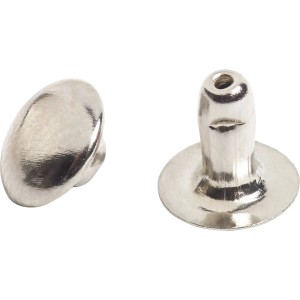 Hohlniete Vernickelt 3 x 7 mm 25 Stück