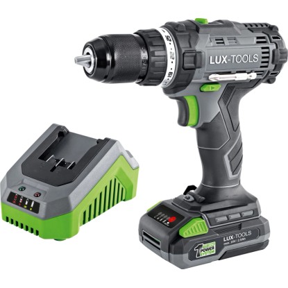 LUX-TOOLS Akku-Bohrschrauber-Set 1 PowerSystem A-BS-20