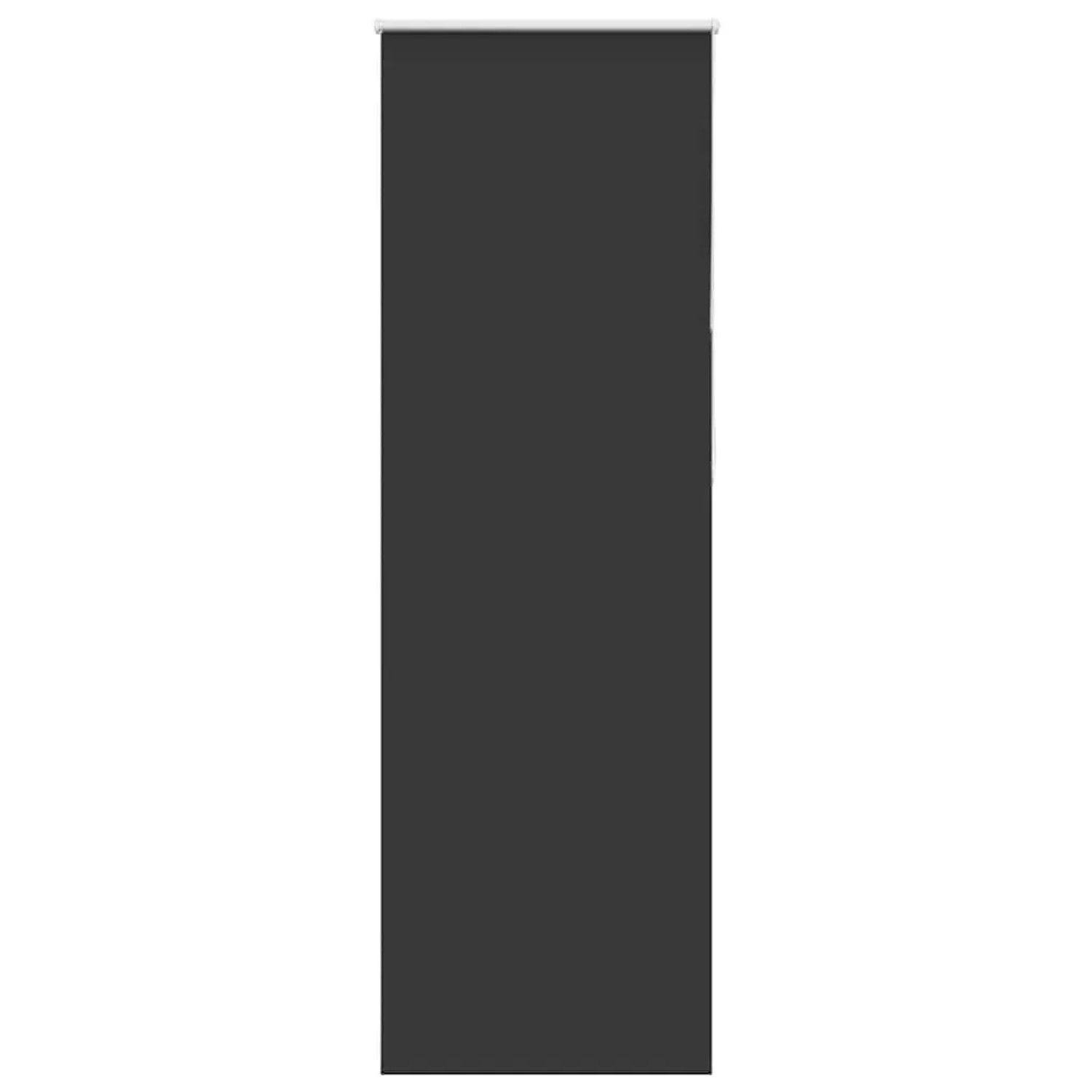 vidaXL Verdunkelungsrollo Schwarz 70x230 cm Stoffbreite 65,7 cm 4010940 günstig online kaufen