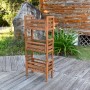 Needs&wants Placy2 Pflanzenständer aus Holz mit 3 Ebenen für Garten, Balkon oder Terrasse.