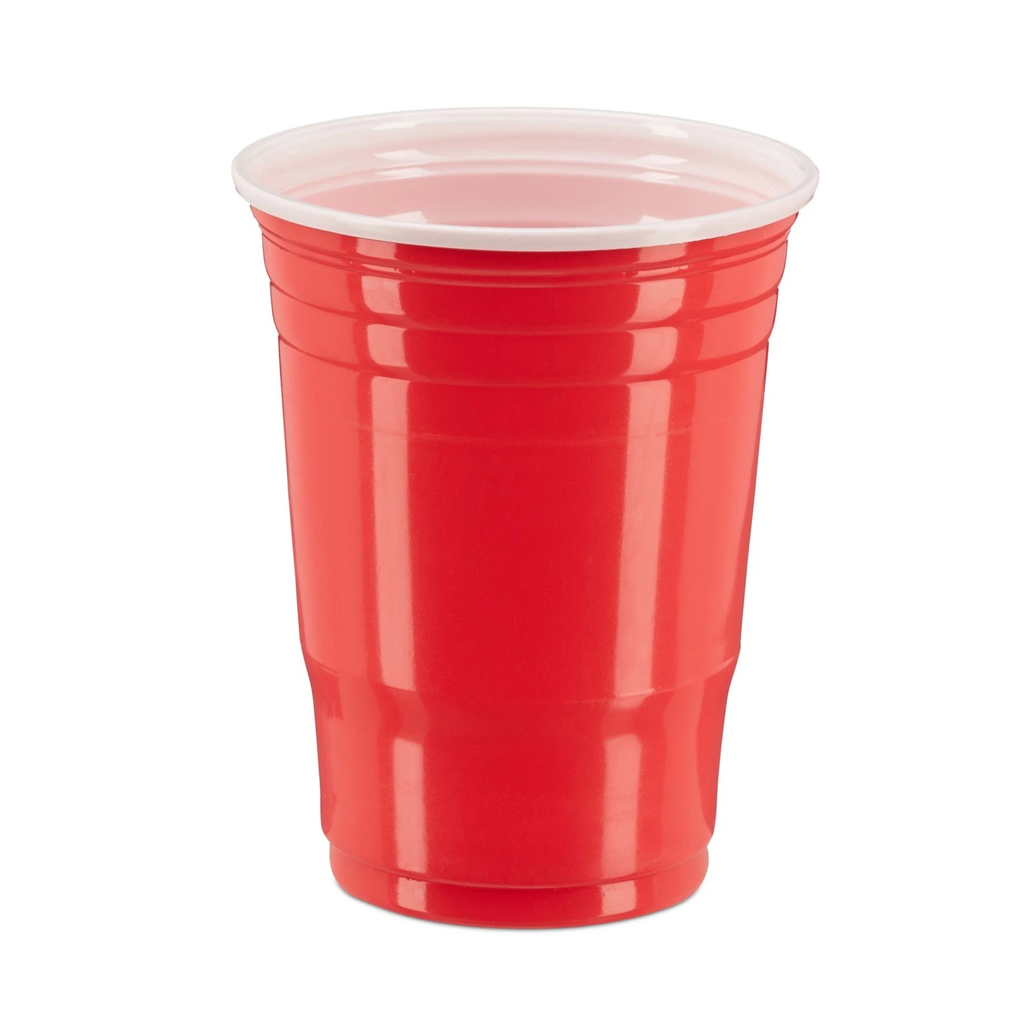 Relaxdays Beer Pong Becher 50er Set Kunststoff Rot Wiederverwendbar 473 ml