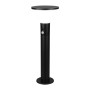 Schwarze Reality LED Solar-Wegeleuchte Gorda mit Bewegungsmelder, matt.