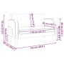 vidaXL Zweisitzer-Sofa Schwarz 110 cm Kunstleder 4100536_8