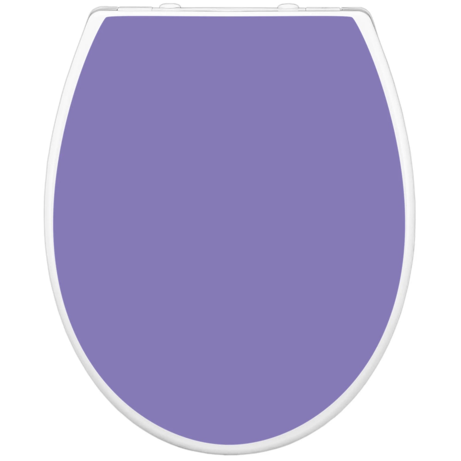 Banjado Familien WC-Sitz mit Lavendel Motiv. Klodeckel mit integriertem Kindersitz, aus Polypropylen.