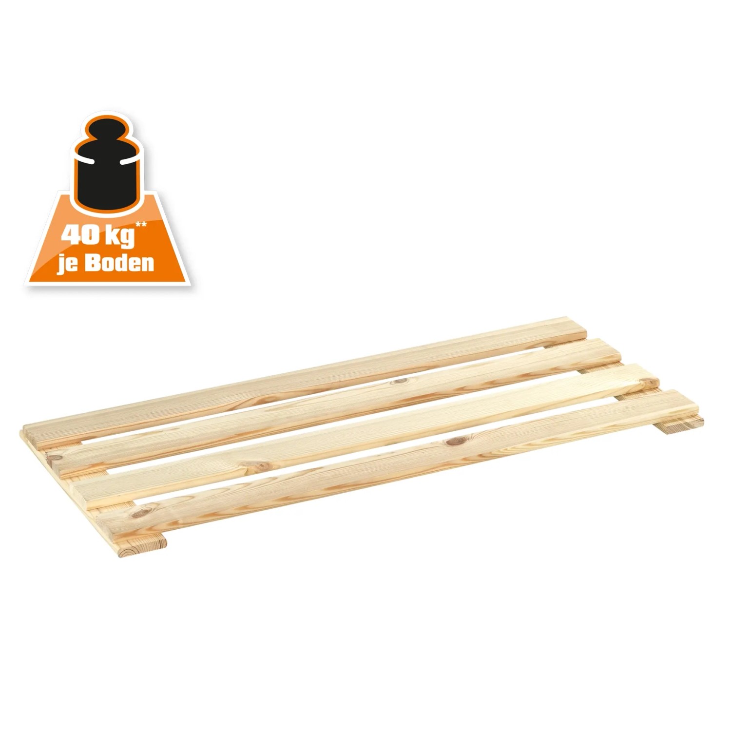 OBI Holz-Einlegeböden 2er-Set aus Nadelholz, geeignet für Regale, Traglast 40kg pro Boden.