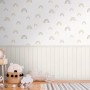 A.S. Création Vliestapete Wallpanel Regenbogen Gelb im Kinderzimmer.