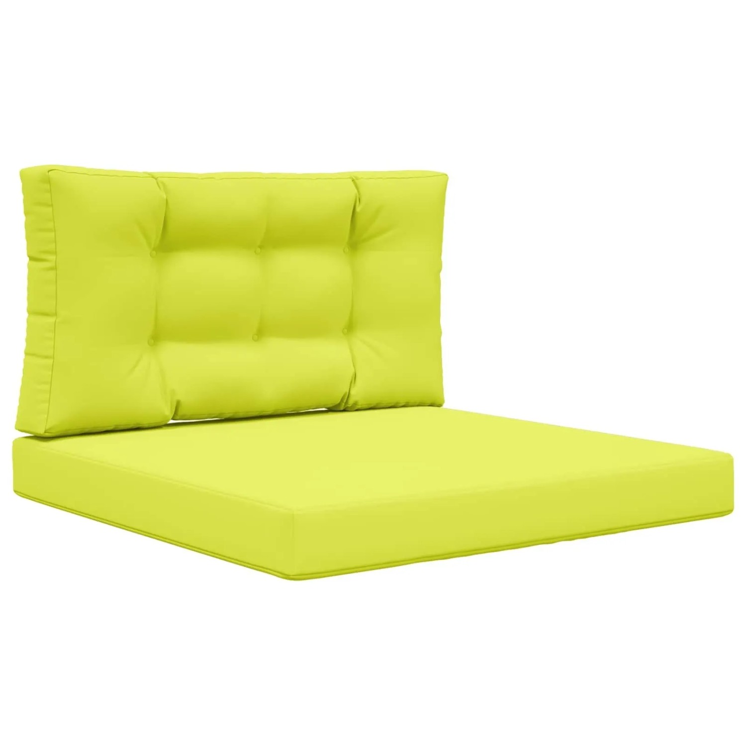 vidaXL Sofakissen für Draußen 2-Tlg Grün Polyester 900851