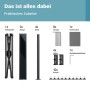 Wiltec Grillpavillon Grau 245X152X242Cm Bbq Pavillon Grillüberdachung Grillzelt_6