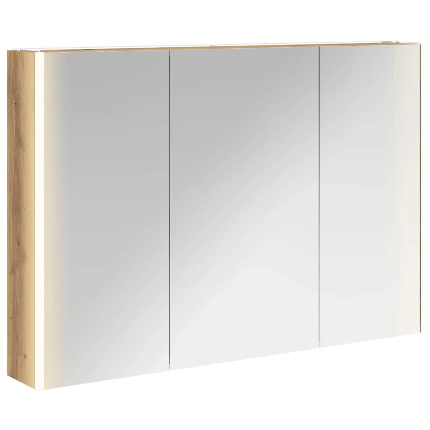vidaXL Badezimmerspiegelschrank Kunsthandwerk Eiche 889278