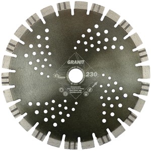 Medial Diamant Trennscheibe Granit, Ø 230mm, für Winkelschleifer. Zum Schneiden von Granit und Beton.
