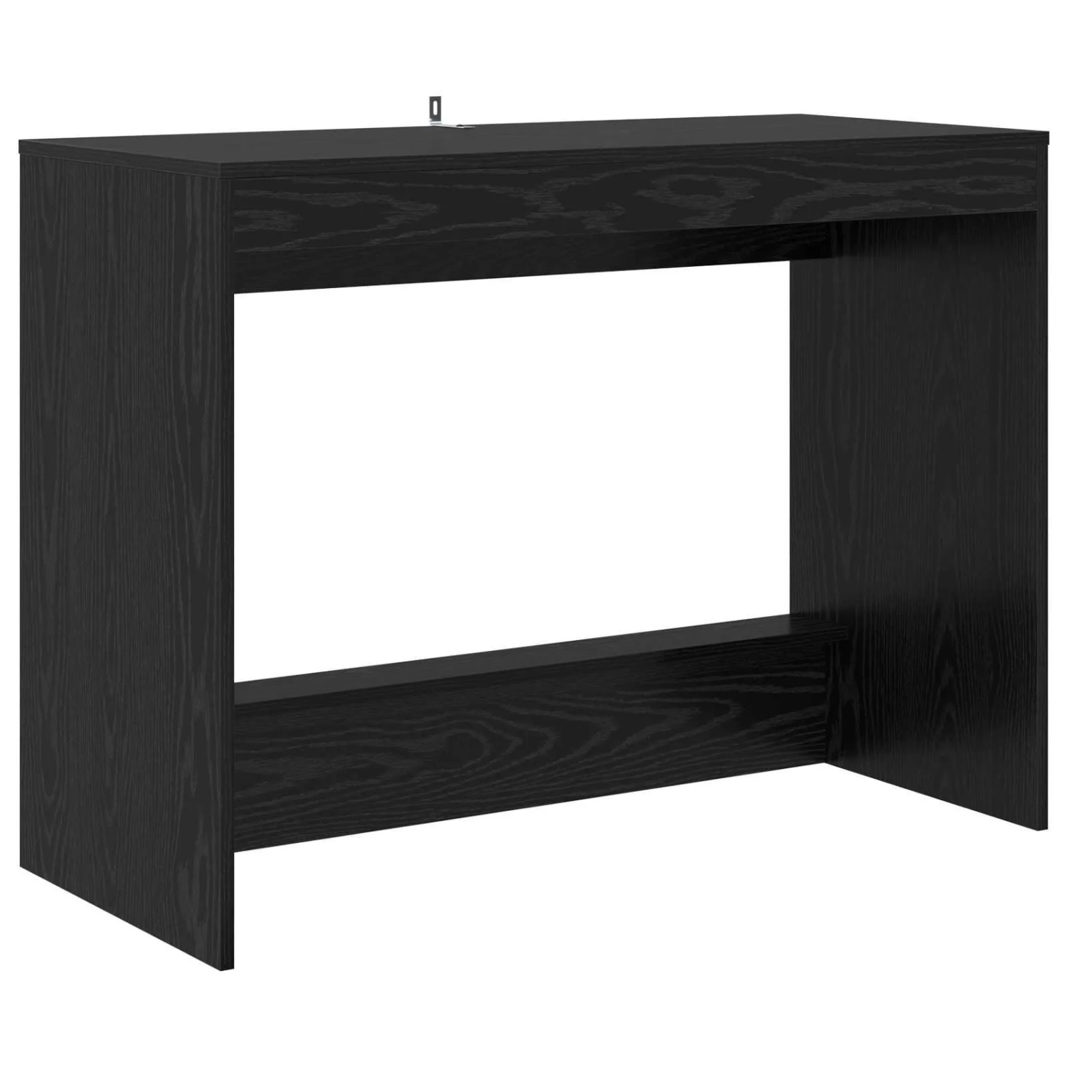 vidaXL Bett-Schreibtisch Schwarz Eichen-Optik 100 x 45 x 75 cm 893732