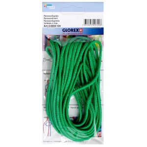 Grüne Paracord Nylonschnur, 2x4 mm, 5 m lang, für Schmuckbasteln.