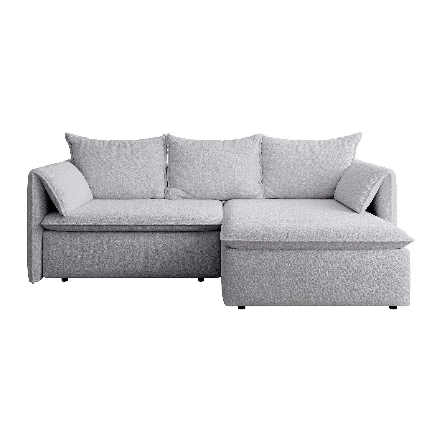 Vente-unique Schlafsofa Teodora Grau 230 cm
