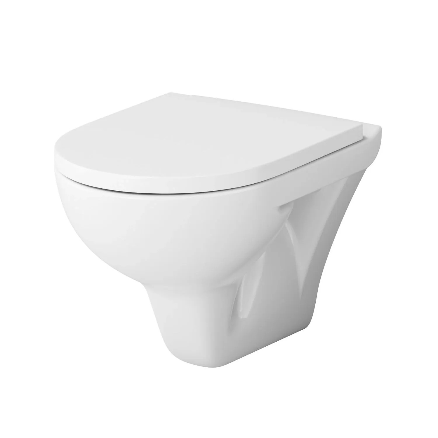 AM.PM Wand WC Tiefspül WC Hit Spülrandlos Hänge WC Toilette CTA1700WH FlashClean
