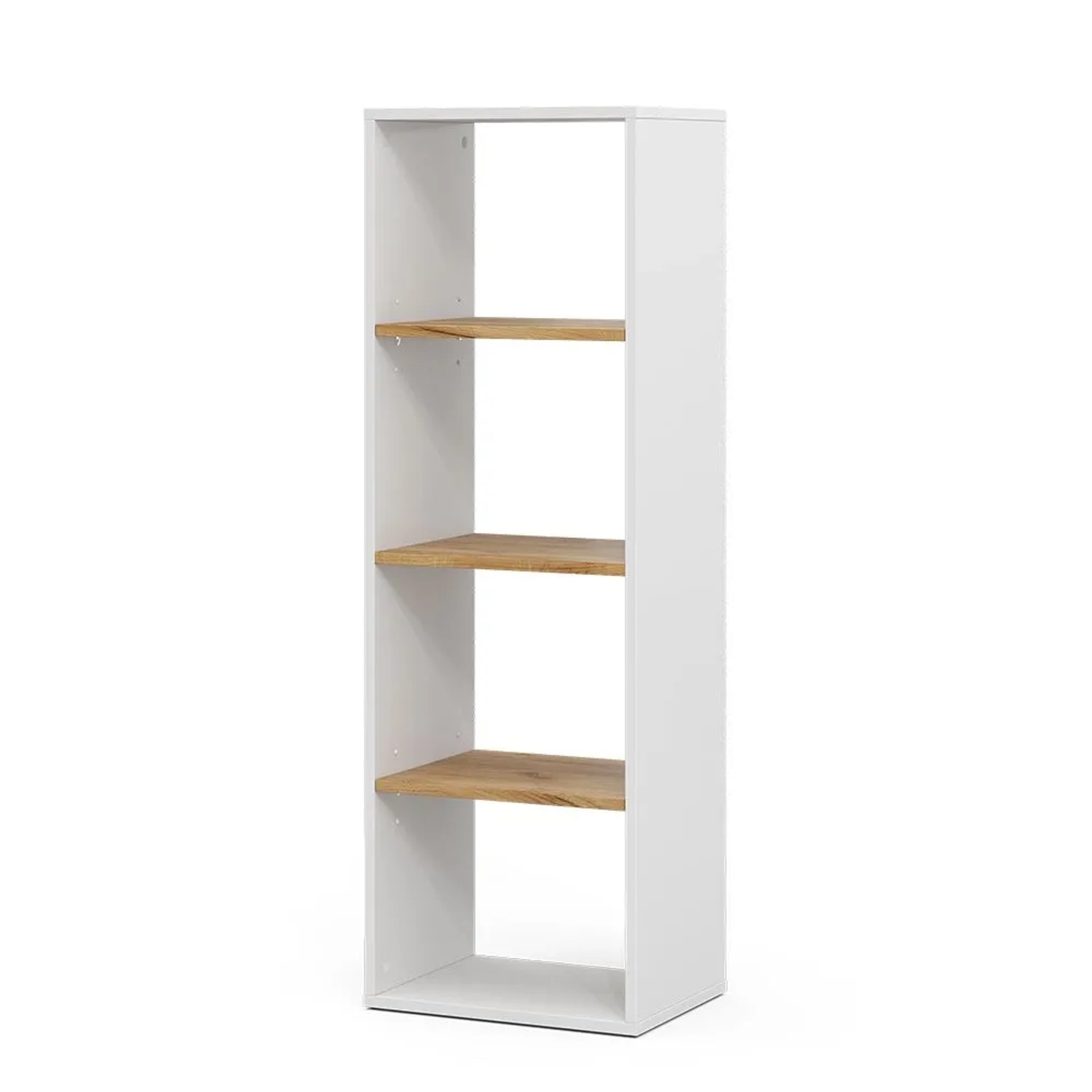 Vicco Bücherregal Tomy Weiß Goldkraft Eiche 40 x 1204 Fächer Art Nr 54681