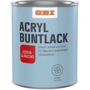 OBI Acryl Buntlack Goldgelb seidenglänzend 500 ml