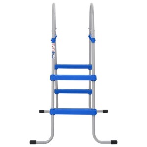 vidaXL Pool-Leiter für Aufstellpools 84 cm Stahl und Kunststoff 4010325