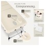 Tectake 3 Zonen Massageliege Phuket Breite 70 cm  Polsterung 5 cm Inklusive Tragetasche und 15 Einwegtücher  212 x 103 x 90 cm Beige_3