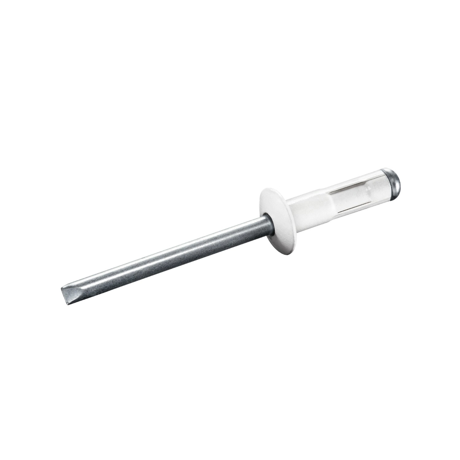 GOEBEL 500 Mehrbereichsblindnieten Aluminium Stahl 4,8 x 18,0 mm Flachkopf Weiß Nieten Blindniete Rainbow Multi