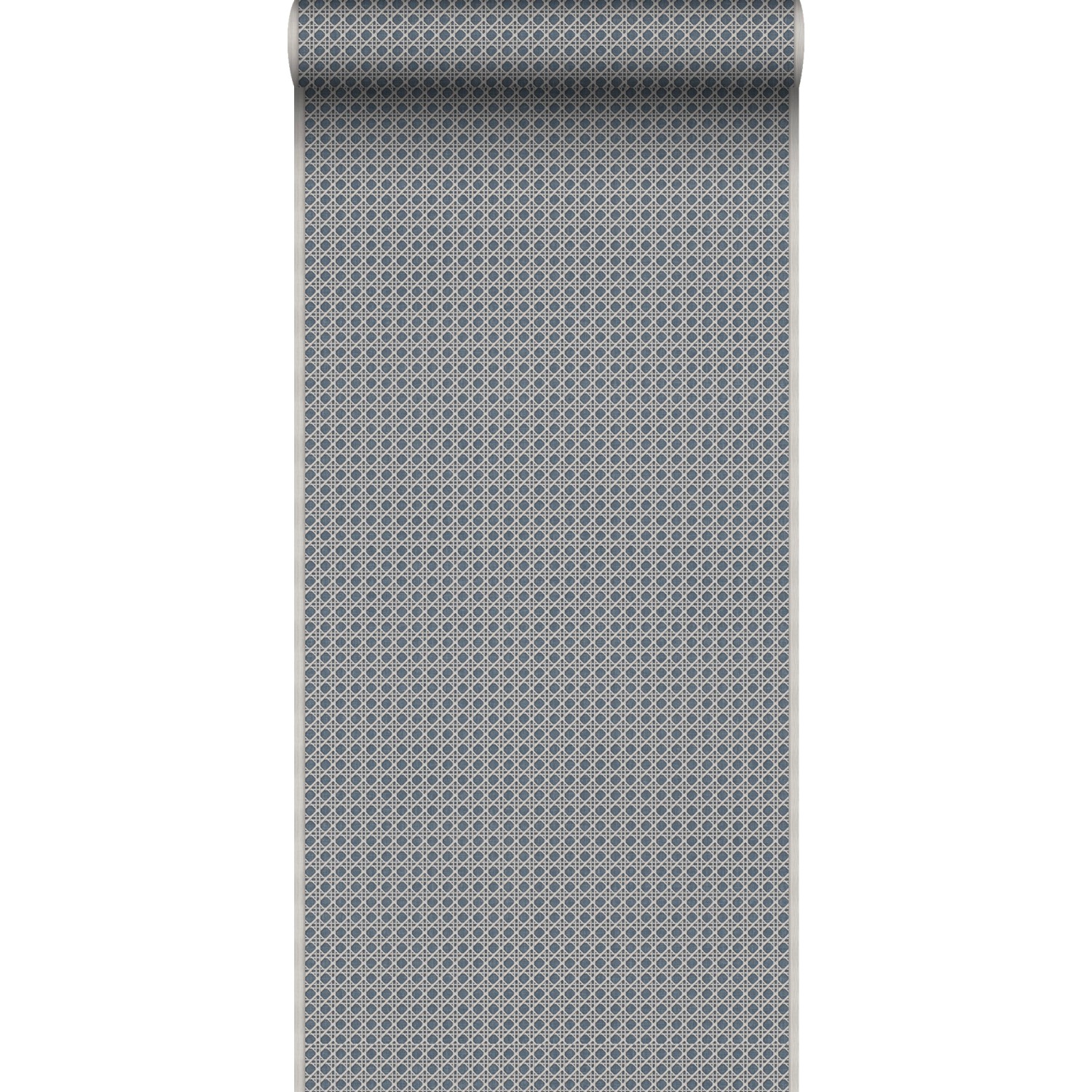 Sanders & Sanders Tapete Karomuster Dunkelblau 53 cm x 10 m günstig online kaufen