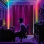 LEDVANCE Neon Flex USB LED-Streifen im Gaming-Zimmer mit RGB-Beleuchtung.