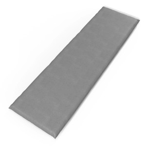 Graue Vicco Bankauflage, 140 cm, für Gartenbänke und mehr Komfort im Außenbereich.